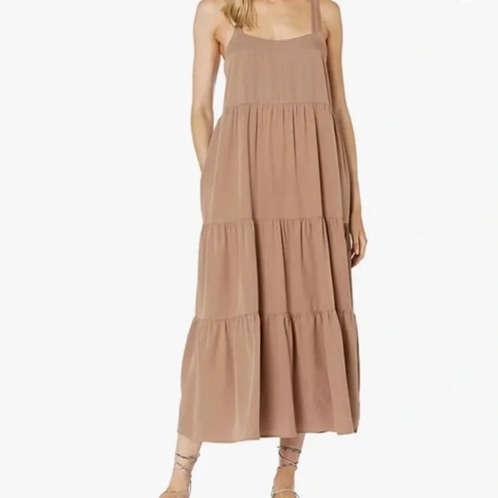 Chic Beige Maxi Dress - Picture 5 of 5